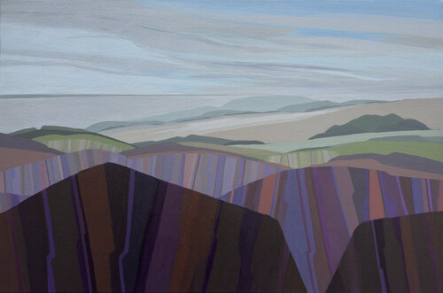 Fantasy Hills XV de Geraldine Richards, Pintura a la venta en Singulart