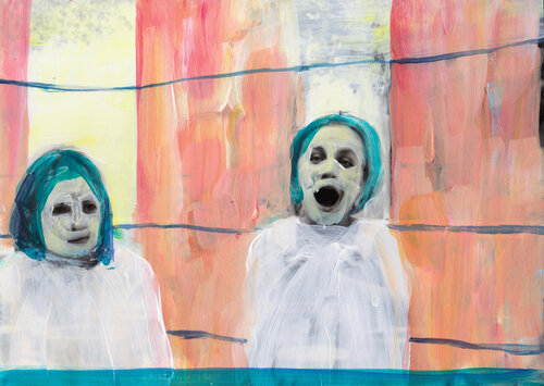 The Speach di Markéta Šafáriková, Pittura in vendita su Singulart