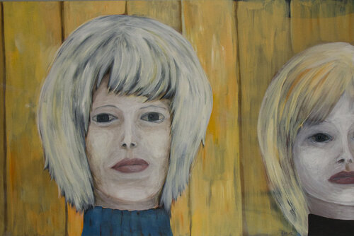 Sisters di Markéta Šafáriková, Pittura in vendita su Singulart