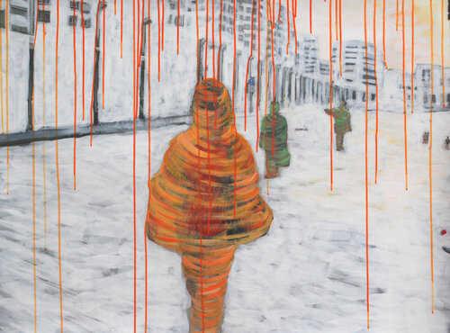 In The City di Markéta Šafáriková, Pittura in vendita su Singulart