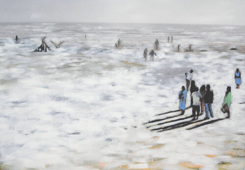 The Seashore di Markéta Šafáriková, Pittura in vendita su Singulart