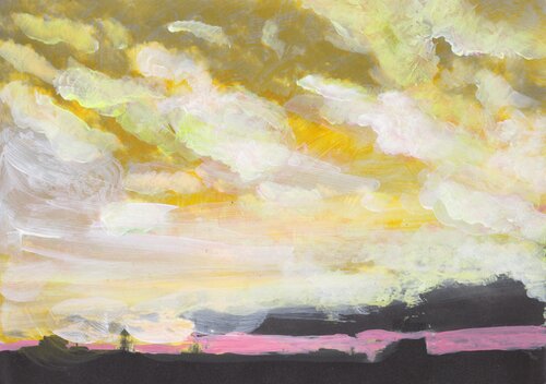 The Horizont di Markéta Šafáriková, Pittura in vendita su Singulart