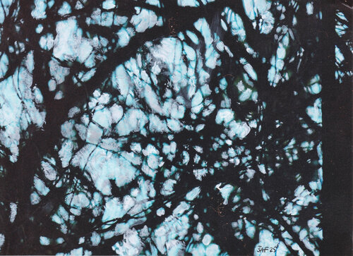 The Sky II by Markéta Šafáriková, Painting for Sale on Singulart