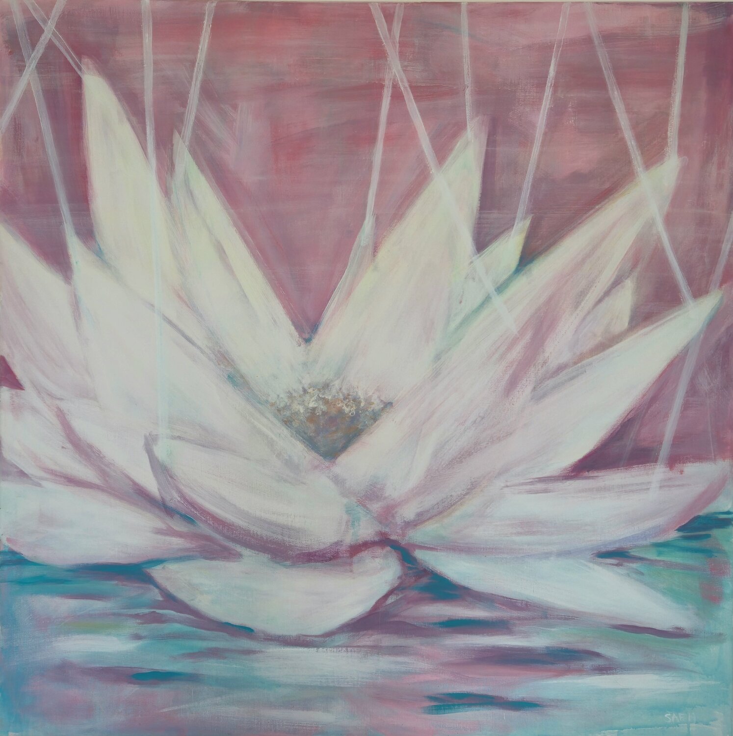 Contemplation Markéta Šafáriková Originalgemälde zu verkaufen