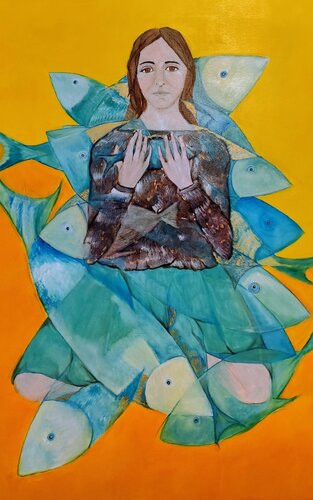 A Fish out of Water di Chiara Silvano, Pittura in vendita su Singulart