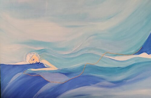 Sunbeam van Chiara Silvano, Schilderij te koop op Singulart
