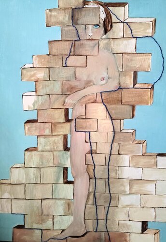 Run Rozafa Run by Chiara Silvano, Painting for Sale on Singulart