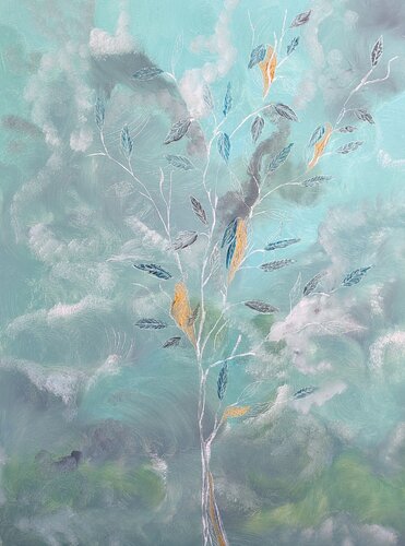 L'albero by Chiara Silvano, Painting for Sale on Singulart