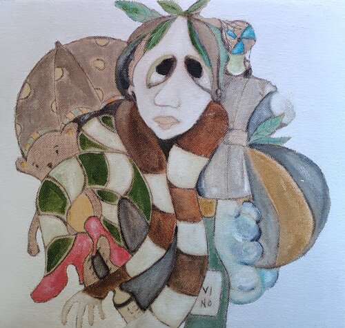 La stanchezza par Chiara Silvano, Peinture en vente sur Singulart