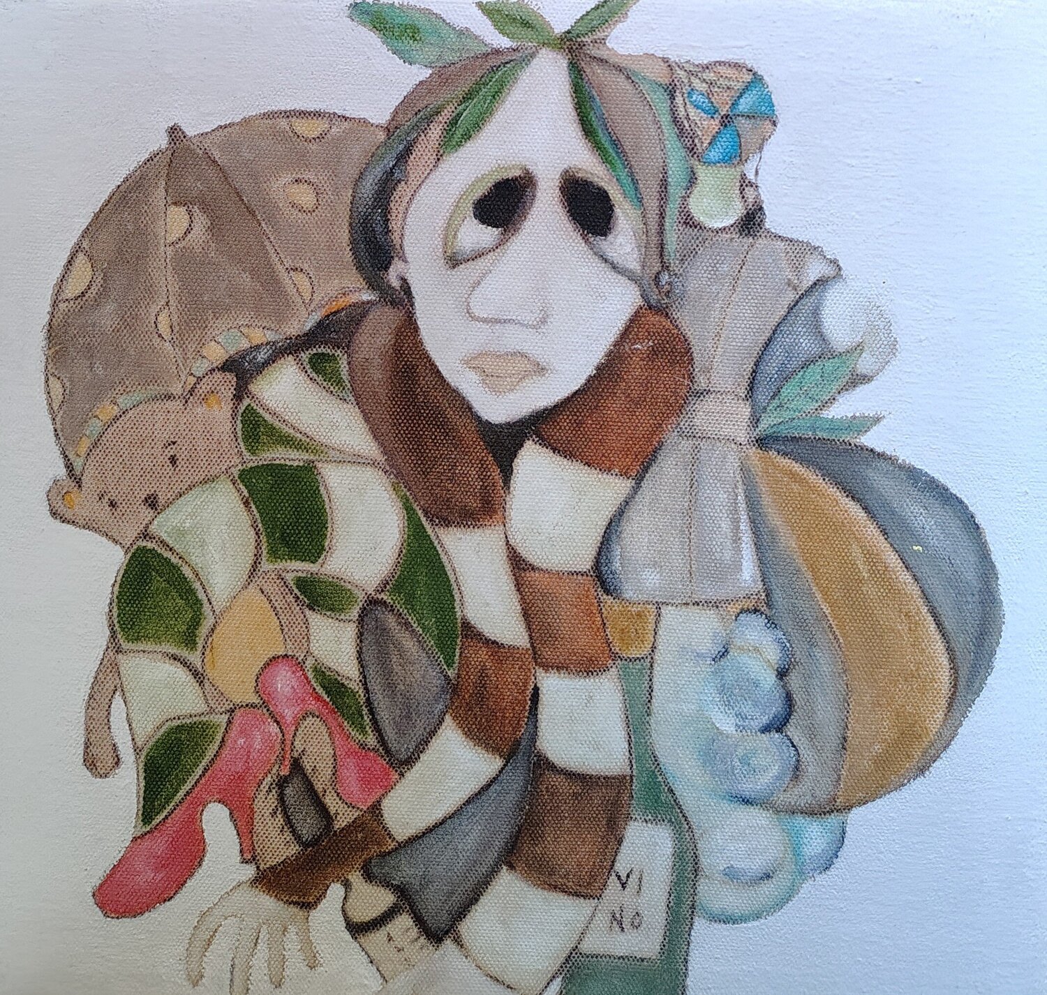 La stanchezza Chiara Silvano Original painting for sale