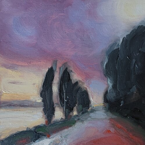 LE TOURBILLON DES NUAGES van FRANÇOISE LUCQ, Schilderij te koop op Singulart