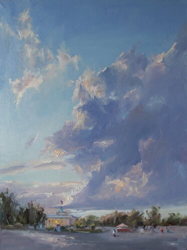 After the rain van Volha Milashevich-Valentynovich, Schilderij te koop op Singulart