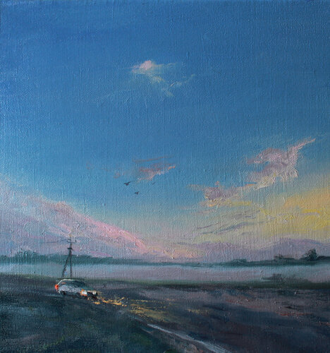 Foggy morning by Volha Milashevich-Valentynovich, Painting for Sale on Singulart