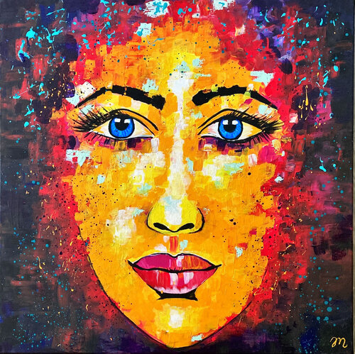 Just Positive di Magdolna Juhasz, Pittura in vendita su Singulart