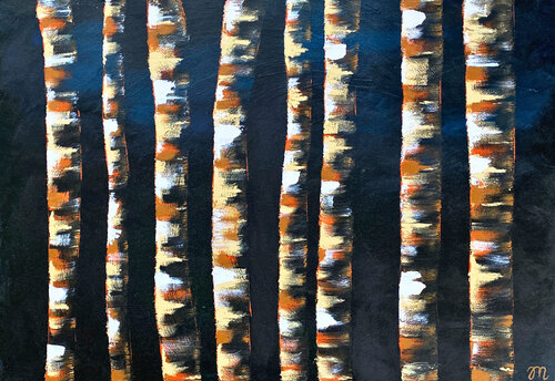Black Forest di Magdolna Juhasz, Pittura in vendita su Singulart