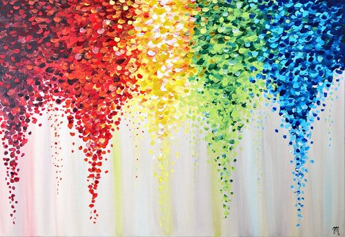 Rolling Colors von Magdolna Juhasz, Malerei kaufen auf Singulart