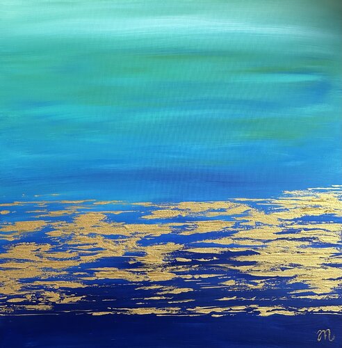 Golden Sea von Magdolna Juhasz, Malerei kaufen auf Singulart