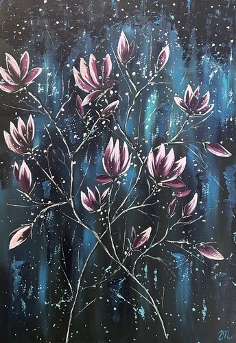 March in my Yard by Magdolna Juhasz, Painting for Sale on Singulart