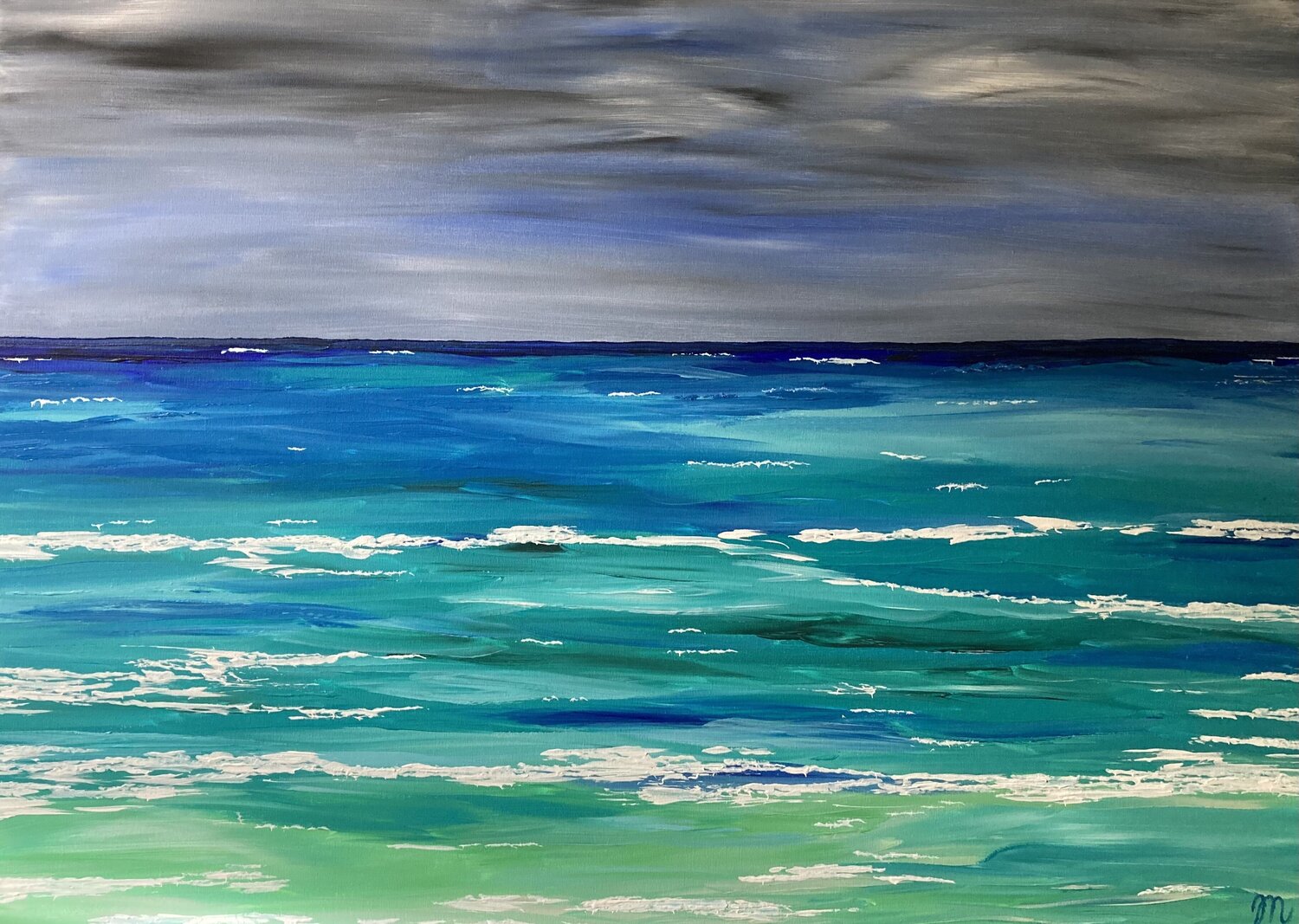 Scent of the Sea Magdolna Juhasz Originalgemälde zu verkaufen