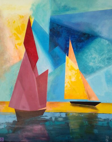 LES VOILES van JANMI, Schilderij te koop op Singulart