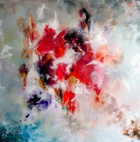 Symphonie colorée von JANMI, Malerei kaufen auf Singulart