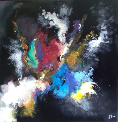 Noir désir von JANMI, Malerei kaufen auf Singulart