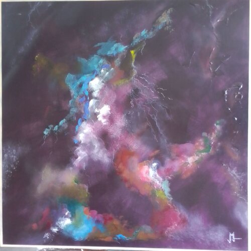 Nébuleuse pourpre von JANMI, Malerei kaufen auf Singulart
