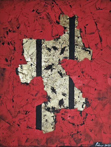 Gold shapes von Piero Lombardi, Malerei kaufen auf Singulart
