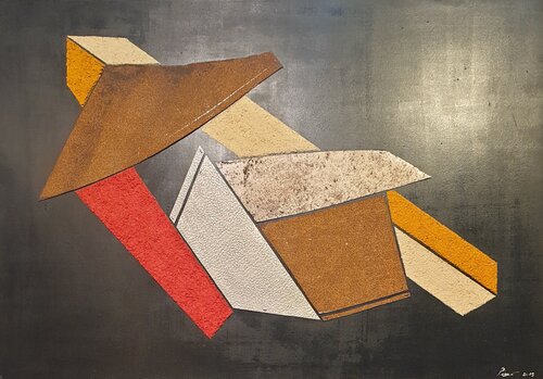 In materia di geometrie par Piero Lombardi, Peinture en vente sur Singulart