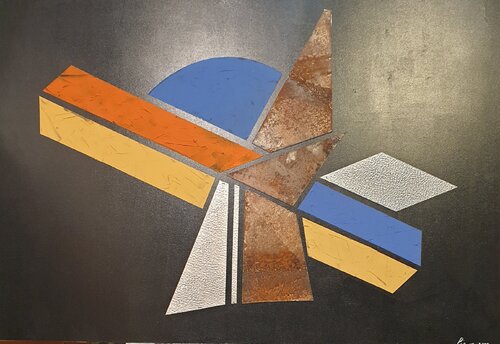 In materia di geometrie van Piero Lombardi, Schilderij te koop op Singulart