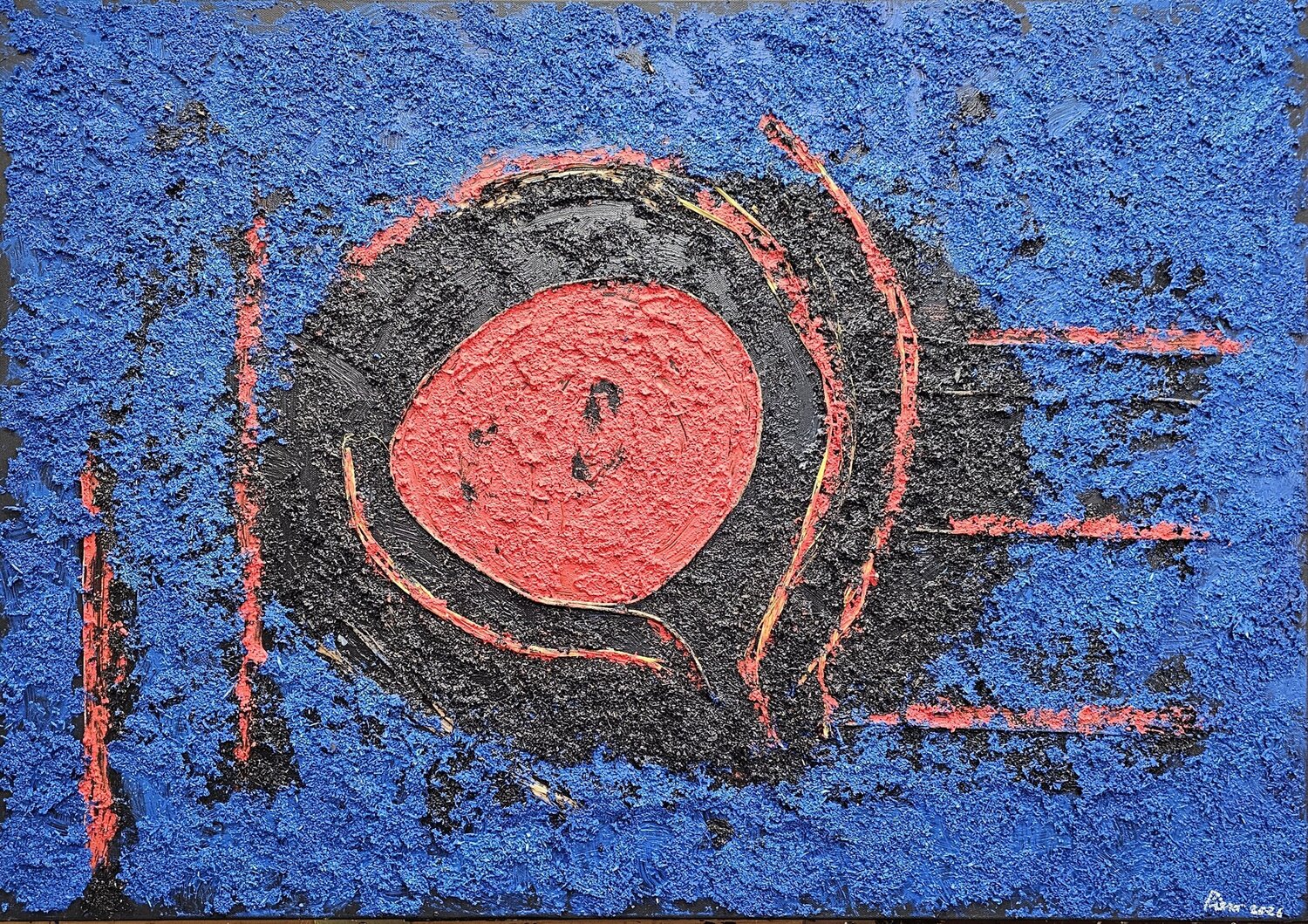 Lo sviluppo dell'universo Piero Lombardi Origineel schilderij te koop