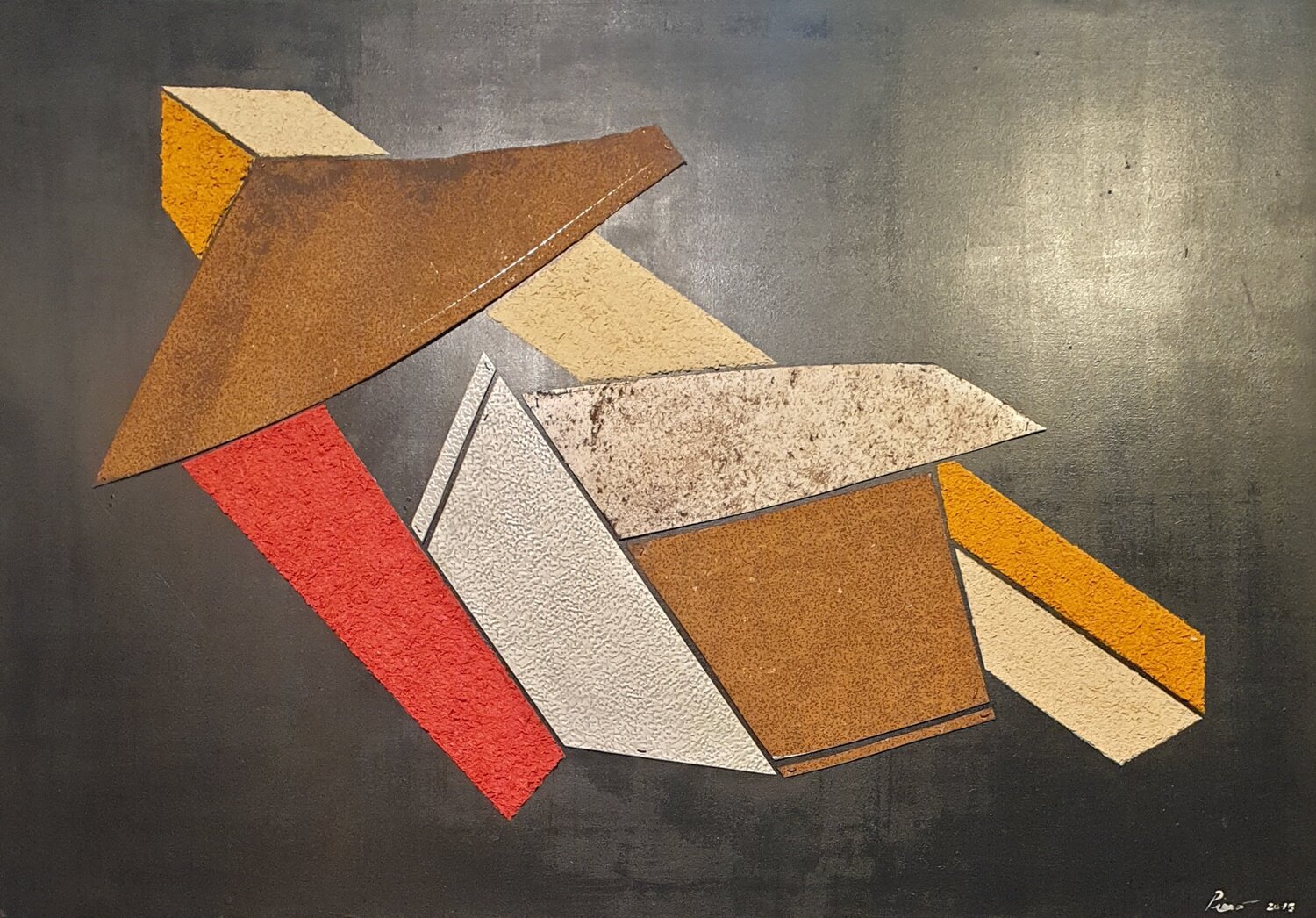In materia di geometrie Piero Lombardi Originalgemälde zu verkaufen