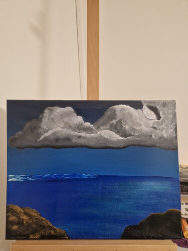 Ennuagé di Souhir Driss, Pittura in vendita su Singulart