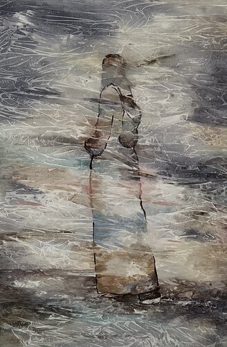 Der Wind im Rücken by Claudia Jäger, Painting for Sale on Singulart