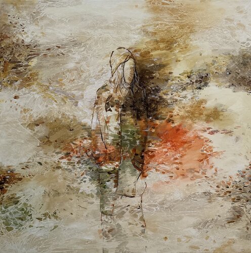 Im Herbst van Claudia Jäger, Schilderij te koop op Singulart