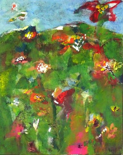 Flowers by Wally Althoff, 회화 for Sale on Singulart