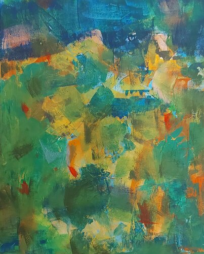 Flimmern par Wally Althoff, Peinture en vente sur Singulart