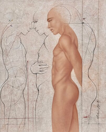 Étude figure 2 von Gérard Daran, Malerei kaufen auf Singulart