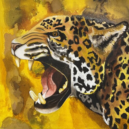 Jaguar von Silvia Jelitto, Malerei kaufen auf Singulart