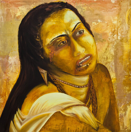 Indio van Silvia Jelitto, Schilderij te koop op Singulart