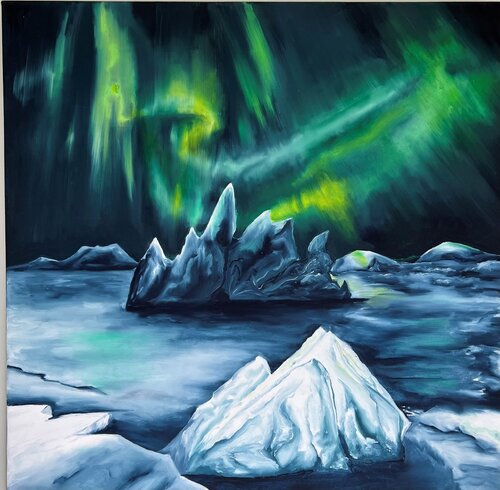 Northern Light van Silvia Jelitto, Schilderij te koop op Singulart