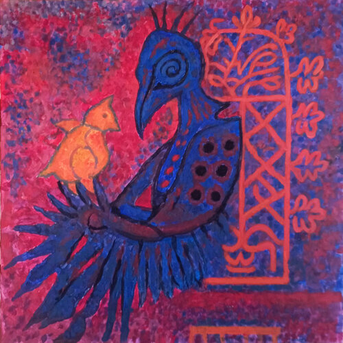 Phoenix Rising par Mykola Kanievskyi, Peinture en vente sur Singulart