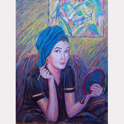 Before the Reflection par Mykola Kanievskyi, Peinture en vente sur Singulart
