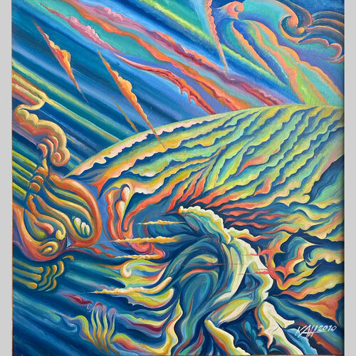 Salieri: The Shadow of Genius par Mykola Kanievskyi, Peinture en vente sur Singulart