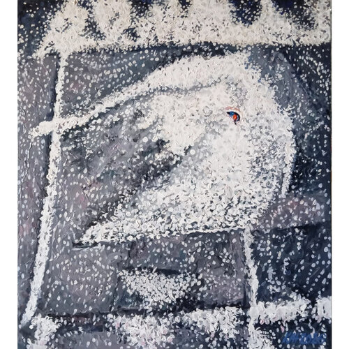 Silent Snow van Mykola Kanievskyi, Schilderij te koop op Singulart