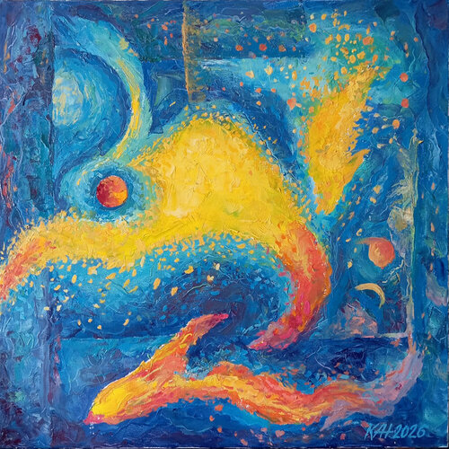 «Водяне диво» / "Water Wonder" de Mykola Kanievskyi, Pintura a la venta en Singulart
