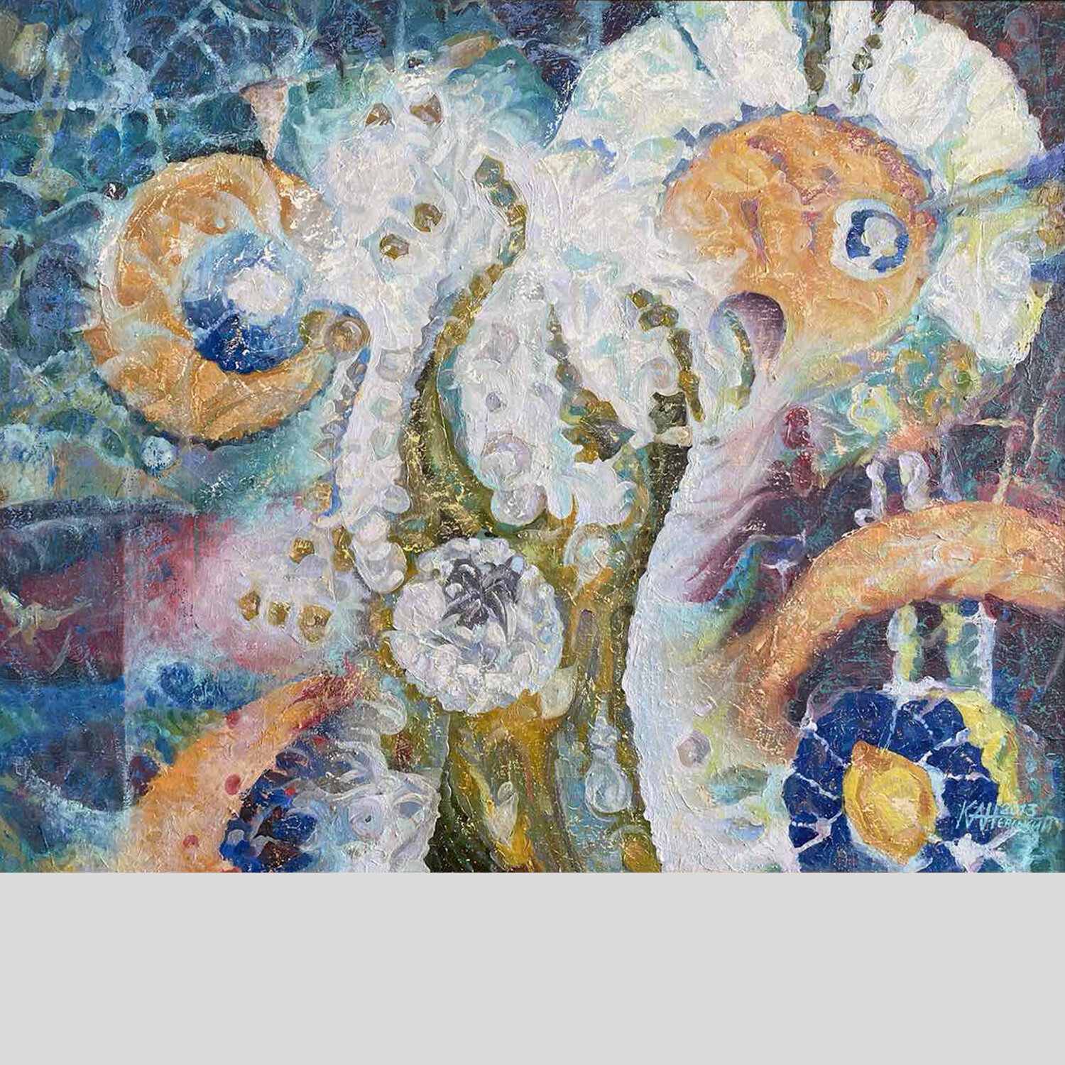 Dance of Flowers Mykola Kanievskyi Originalgemälde zu verkaufen