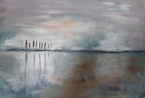 Im hohen Norden par Angela Rathjen, Peinture en vente sur Singulart