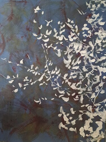 L’ alzina blanca  ( Pintando sombras) by Paco Roig, Painting for Sale on Singulart