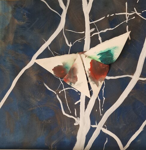 the white butterfly von Paco Roig, Malerei kaufen auf Singulart